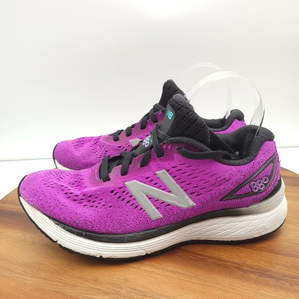 New Balance‎ 880v9 Running Shoes Womens 5.5 Purple Voltage Sneakers Trainers